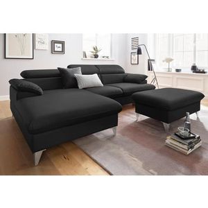 COTTA Ecksofa "Caluso L-Form", mit Kopfteilverstellung, wahlweise mit Bettfunktion & Bettkasten