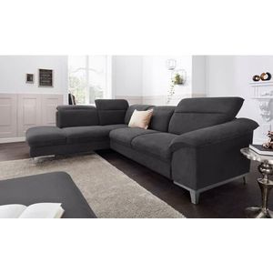 COTTA Ecksofa "Teresa L-Form", mit Kopfteilverstellung, wahlweise mit Bettfunktion