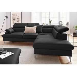 COTTA Ecksofa »Caluso L-Form«, mit Kopfteilverstellung, wahlweise mit Bettfunktion & Bettkasten