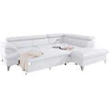 COTTA Ecksofa "Caluso L-Form", inklusive Kopfteilverstellung, wahlweise mit Bettfunktion