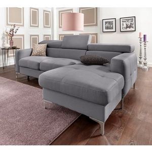COTTA Ecksofa "Sammy L-Form", inklusive Kopfteilverstellung, wahlweise mit Bettfunktion
