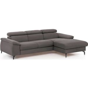 COTTA Polstergarnitur "Komaris", (Set), Set: bestehend aus Ecksofa und Hocker, frei im Raum stellbar