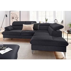 COTTA Ecksofa "Caluso L-Form", inklusive Kopfteilverstellung, wahlweise mit Bettfunktion