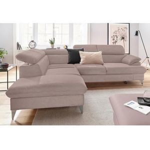COTTA Ecksofa »Caluso L-Form«, inklusive Kopfteilverstellung, wahlweise mit Bettfunktion