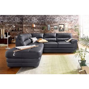 COTTA Polstergarnitur »Royale L-Form«, (Set), Set bestehend aus: Ecksofa & Hocker