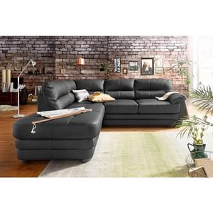 COTTA Polstergarnitur »Royale«, (Set), Set bestehend aus: Ecksofa & Hocker