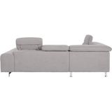 COTTA Ecksofa Chef L-Form, mit Kopfteilverstellung, wahlweise mit Bettfunktion