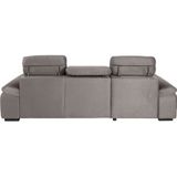 COTTA Ecksofa "Lola L-Form", (Set, mit Hocker), mit Hocker & Kopfteilfunktion, wahlw. Bett- und Armteilfunktion