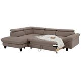 Home affaire Ecksofa »Pilot L-Form«, mit Kopfteilverstellung, optional Bettfunktion und Bettkasten