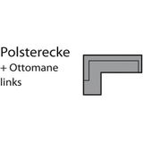 COTTA Ecksofa »Sammy L-Form«, inklusive Kopfstützen-Höhenverstellung, wahlweise mit Bettfunktion