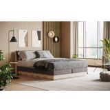 Home affaire Boxspringbett "Naome", Boxspringbett, Inklusive Topper