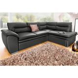 COTTA Ecksofa "Leandra L-Form", wahlweise mit Bettfunktion und Bettkasten