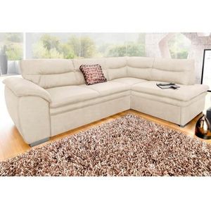 COTTA Ecksofa "Leandra L-Form", wahlweise mit Bettfunktion & Bettkasten