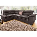 COTTA Ecksofa "Leandra L-Form", wahlweise mit Bettfunktion und Bettkasten