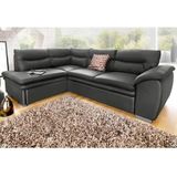 COTTA Ecksofa "Leandra L-Form", wahlweise mit Bettfunktion & Bettkasten
