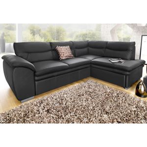 COTTA Ecksofa "Leandra L-Form", wahlweise mit Bettfunktion & Bettkasten