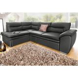 COTTA Ecksofa "Leandra L-Form", wahlweise mit Bettfunktion und Bettkasten