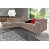 COTTA Ecksofa "Sammy L-Form", mit Kopfteilverstellung, wahlweise mit Bettfunktion & Bettkasten