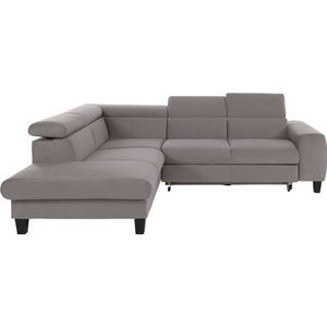 COTTA Ecksofa "Morven L-Form", Kopfteilverstellung, wahlweise mit Bettfunktion und Bettkasten