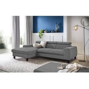 COTTA Ecksofa »Morven L-Form«, Inklusive Kopfteilverstellung, wahlweise mit Ladestation, Bettfunktion