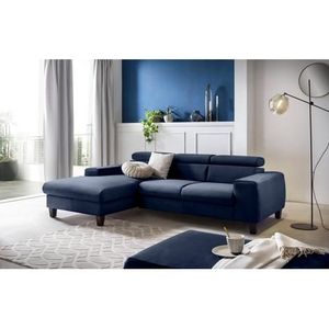 COTTA Ecksofa »Morven L-Form mit Kopfteilverstellung«, wahlweise mit Bettfunktion, Bettkasten & Wireless-Charger