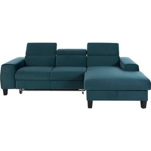COTTA Ecksofa »Morven L-Form mit Kopfteilverstellung«, wahlweise mit Bettfunktion, Bettkasten & Wireless-Charger
