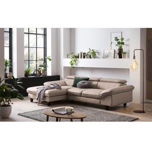 Home affaire Ecksofa "Pilot L-Form", mit Kopfteilverstellung, wahlweise mit Bettfunktion & Bettkasten