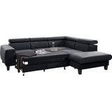 COTTA Ecksofa "Morven L-Form", Kopfteilverstellung, wahlweise mit Bettfunktion und Bettkasten