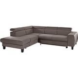 COTTA Ecksofa "Morven L-Form", Kopfteilverstellung, wahlweise mit Bettfunktion und Bettkasten