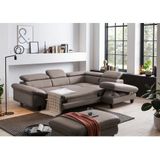 Home affaire Ecksofa "Pilot L-Form", mit Kopfteilverstellung, optional Bettfunktion und Bettkasten