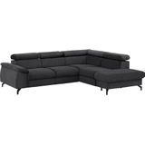 COTTA Ecksofa "Komaris L-Form", inklusive Kopfteilverstellung, wahlweise Bettfunktion/Bettkasten
