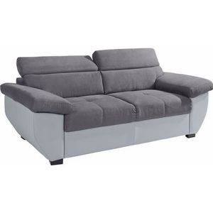 COTTA Polstergarnitur »Speedway«, (Set), Set: bestehend aus 2,5-Sitzer Sofa und Hocker, 2,5-Sitzer