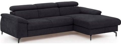 COTTA Polstergarnitur "Komaris", (Set), Set: bestehend aus Ecksofa und Hocker, frei im Raum stellbar