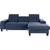 COTTA Ecksofa "Morven L-Form", Inklusive Kopfteilverstellung, wahlweise mit Ladestation, Bettfunktion