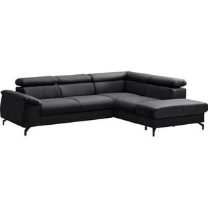 COTTA Ecksofa »Komaris L-Form«, inklusive Kopfteilverstellung, wahlweise Bettfunktion/Bettkasten