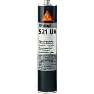 Sikaflex-521 UV - Lijm en Afdichtkit - Isocyanaat- en Oplosmiddelvrij - Weerbestendig