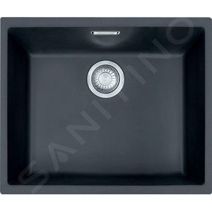 Franke Sirius - SID 110-50 tectonite spoelbak, onder keukenblad, 53x44 cm, zwart 125.0363.789
