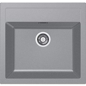 Franke Tectonite-inbouwgootsteen Sirius 610 114.0476.406 steengrijs, chroom