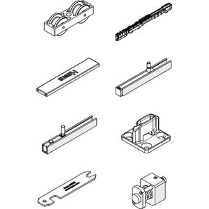 Hawa Junior B Pocket set - Softclose/Move + veerstop voor 1 deur