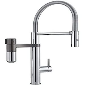 FRANKE; Keukenkraan met waterfiltratiesysteem Vital Semi-Pro (120.0551.219); Kleur : Chroom/gun metal