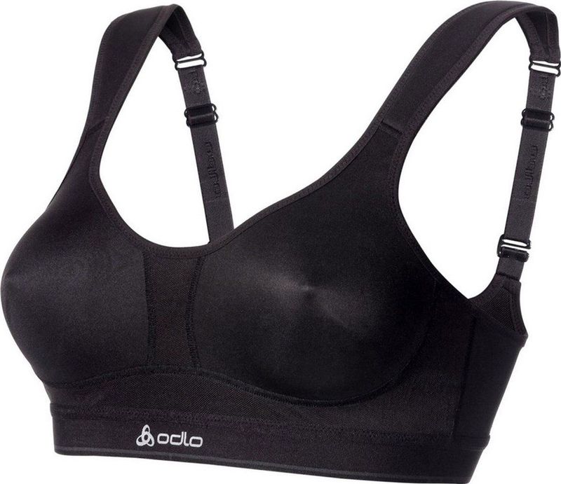 Odlo - Medium Balance Fit - Sport Beha - Zwart - Materiaal: Antibacterieel