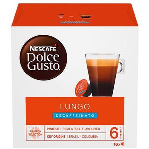 Nescafe Dolce Gusto Lungo Decaffeinato (16 Stuks)