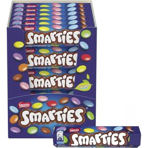 Smarties koker chocolade 24 x 38 gram
