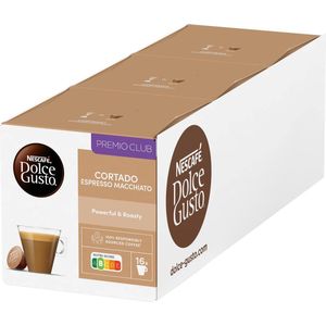 Nescafé Dolce Gusto capsules Cortado Espresso Macchiato - 48 koffiecups voor 48 koppen koffie