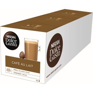 Set van Koffiecapsules NESCAFÉ® Dolce Gusto® Café Au lait, 3 x 16 st.