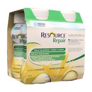 Resource Repair Vanille Fles 4x200ml