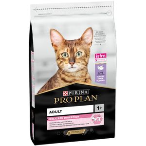Pro Plan Adult Delicate Digestion - Kattenvoer Droogvoer - Kalkoen - 10 kg