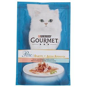 Perle Duetti mit Lachs und Kabeljau Purina 85 Gramm - Gourmet