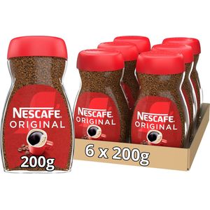 Nescafé Original oploskoffie - 6 potten à 200 gram