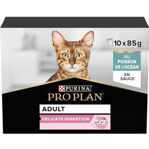 Pro Plan Cat Delicate Nutrisavour - kattenvoer natvoer - Vis - 40x85g